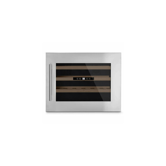 Einbau-Weink&uuml;hlschrank f&uuml;r 24 Flaschen, Edelstahl